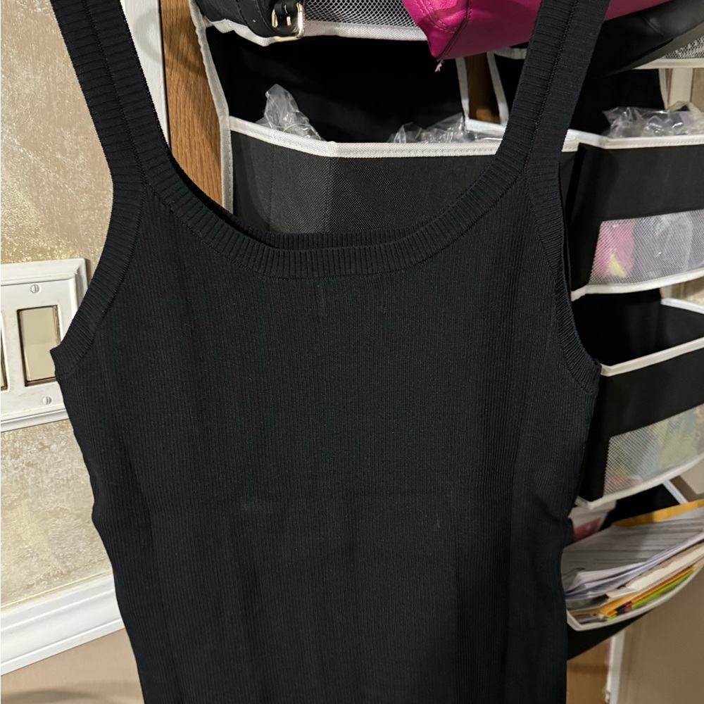 NWT Black sweater tank